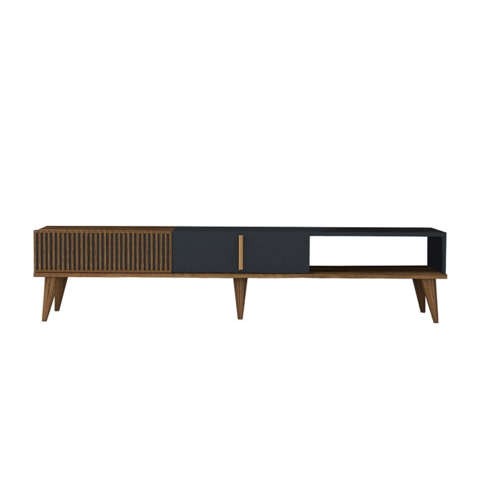 Hanah Home Milan Alt Soporte de TV Nogal y Antracita